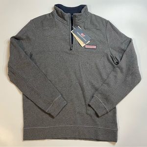 NWT Vineyard Vines Charcoal Pullover Sweatshirt Sz Small